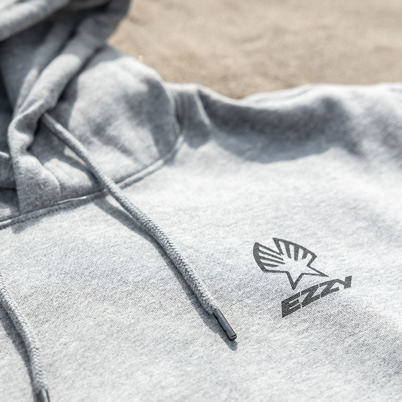 Ezzy Hoodie 100% Recycled Melange Grey - 25% OFF