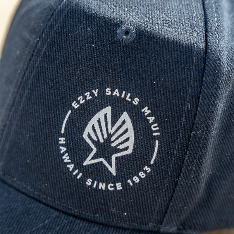 Ezzy Cap 6 Panel Brushed Cotton French Navy