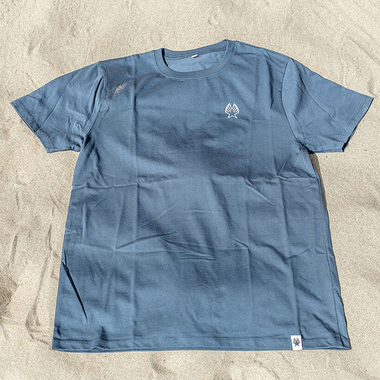 Ezzy T-Shirt 100% Cotton Jersey Denim Blue
