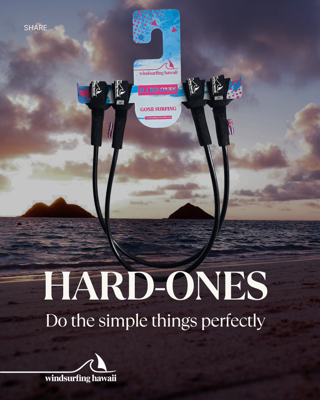 Windsurfing Hawaii Hard Ones Harness Lines