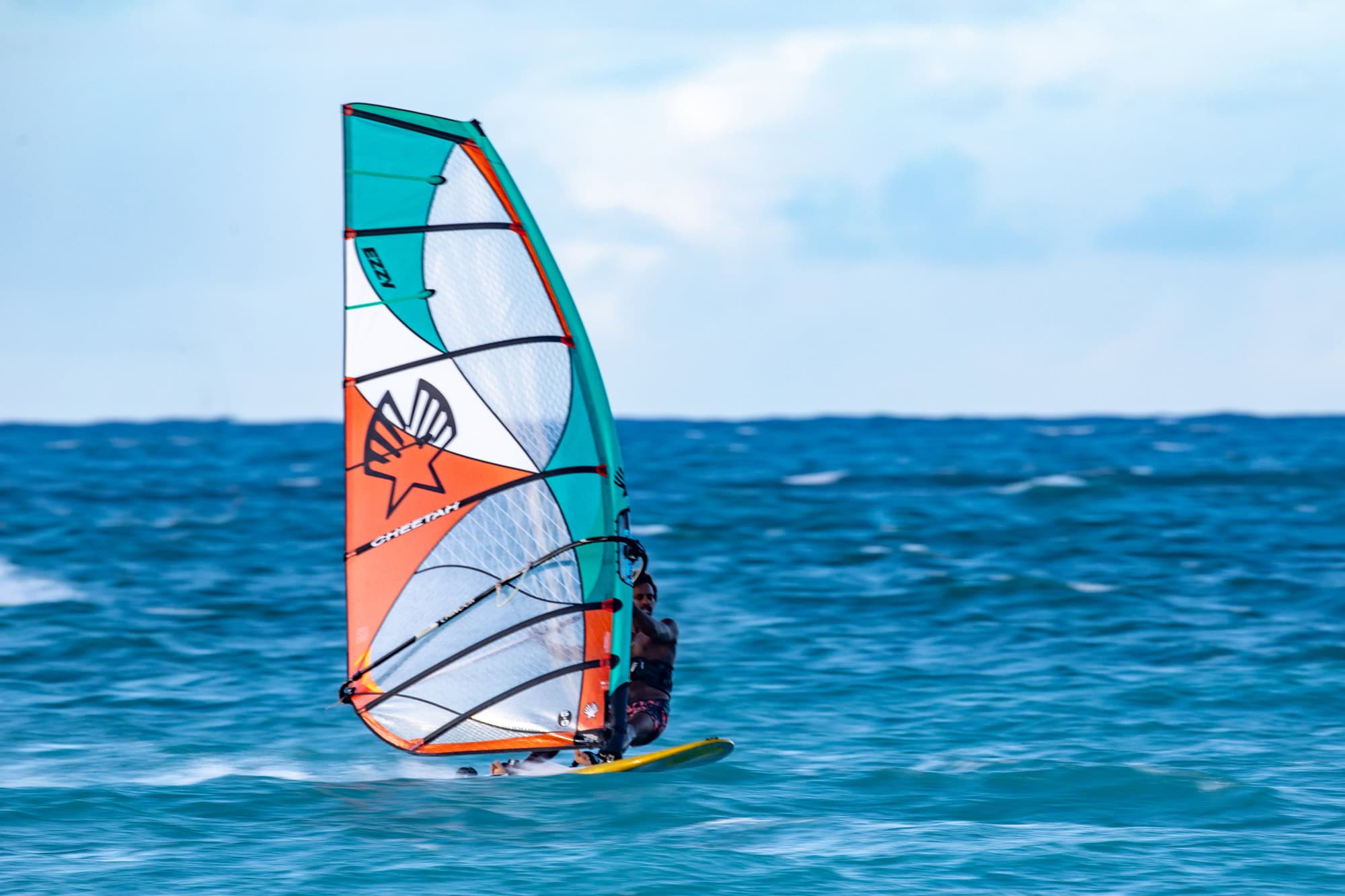ウインドサーフィン EZZY セイル＆マストset NEWセイル EZZY WAVEの張り方 - WindFoiling