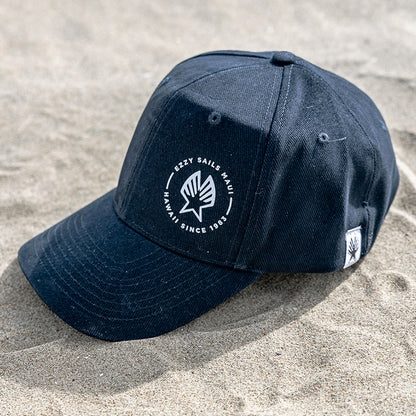 Ezzy Cap 6 Panel Brushed Cotton French Navy