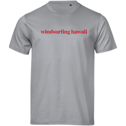 Windsurfing Hawaii Tee Lanikai Text Front Wave Back