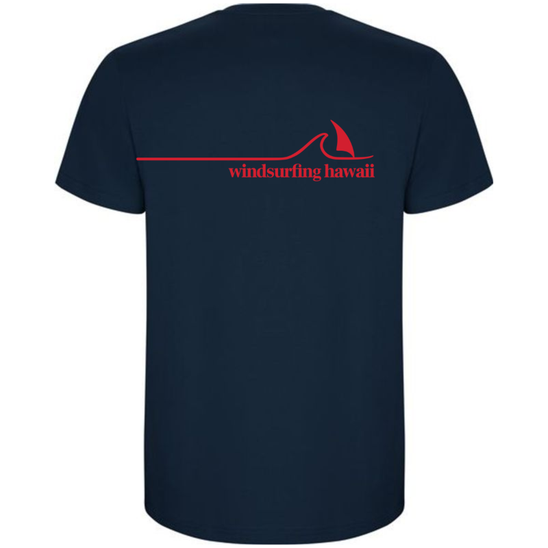 Waikiki Classic Wave Logo Oval Front  Deep Ocean Navy