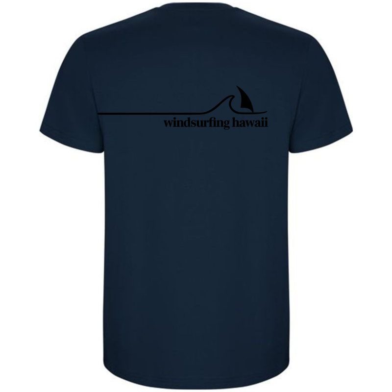 Waikiki Classic Wave Logo Oval Front  Deep Ocean Navy