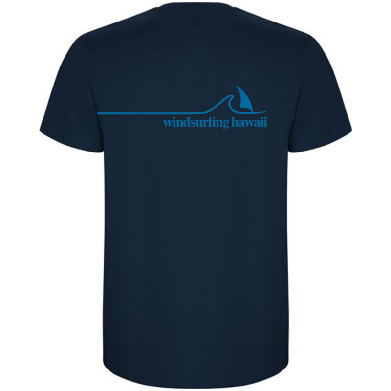 Waikiki Classic Wave Logo Oval Front  Deep Ocean Navy