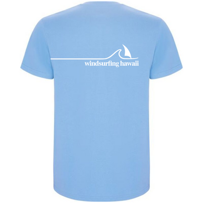 Waikiki Classic Wave Logo Oval Front  Kailua Sky Blue