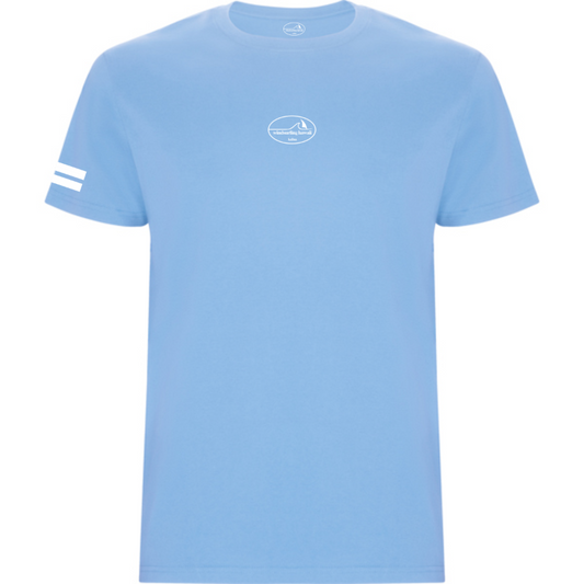 Waikiki Classic Wave Logo Oval Front  Kailua Sky Blue