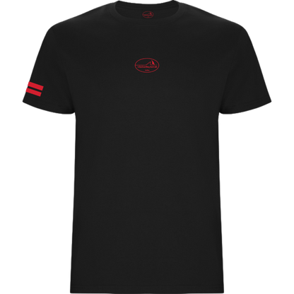 Waikiki Classic Wave Logo Oval Front  Midnight Tide Black