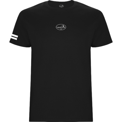 Waikiki Classic Wave Logo Oval Front  Midnight Tide Black