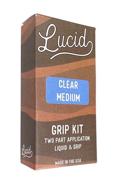 Lucid clear spray on grip