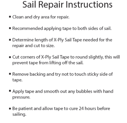 Chinook Sail Repair Tape  X-Ply
